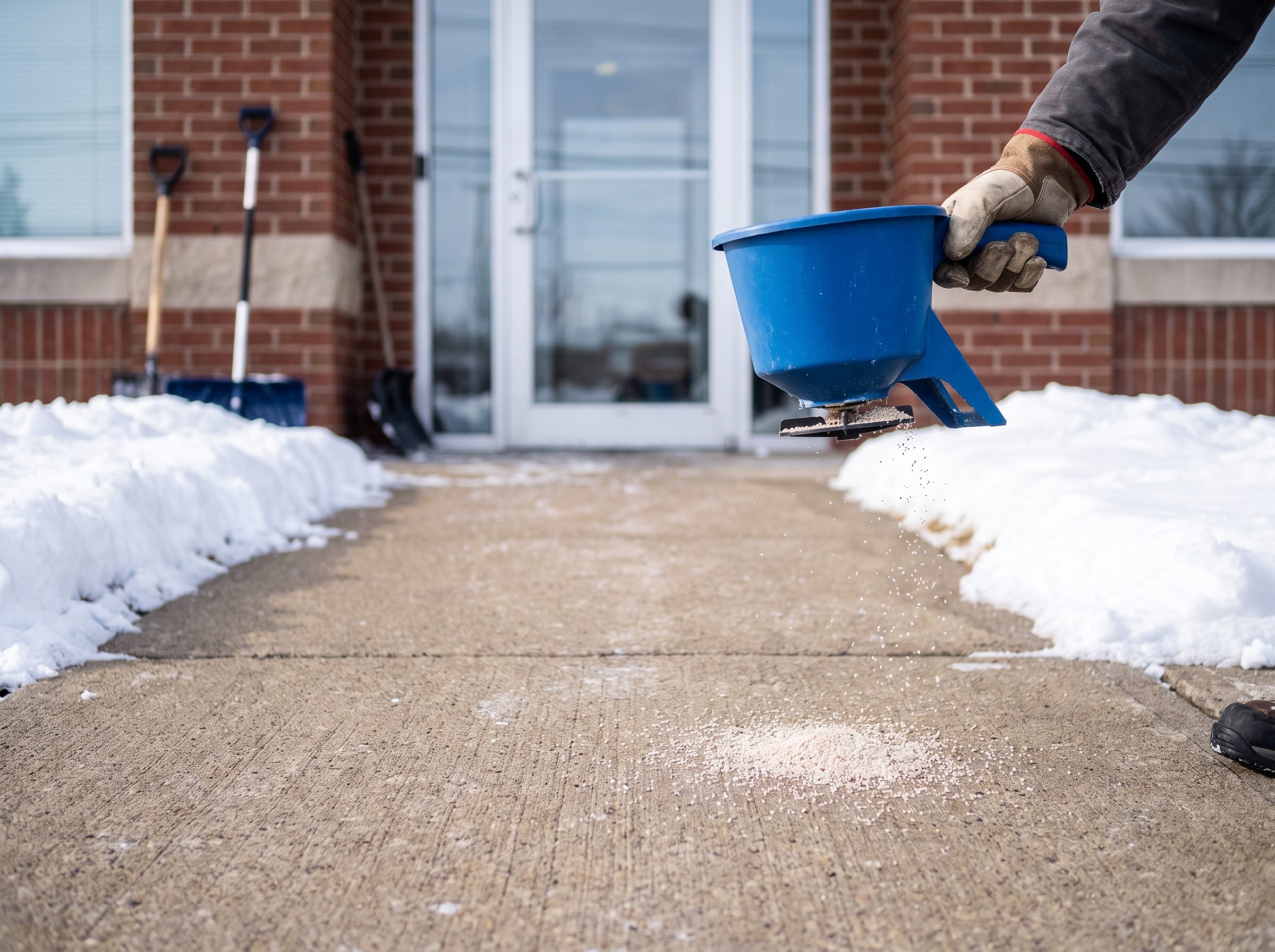 Winterdienst und Schneeräumung durch BRU GmbH
